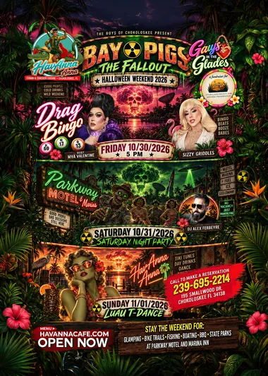 Bay of Pigs: The Fallout · Halloween weekend 2026 flyer